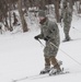 Soldiers ski during mountain skills training