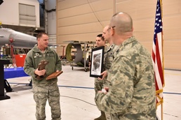 Col. Scott Reed passes MXG Command to Col. Randall Ortiz