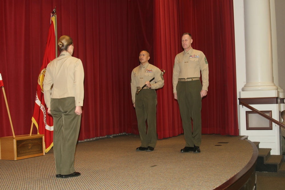 Education Command/Marine Corps University Relief and Appointment