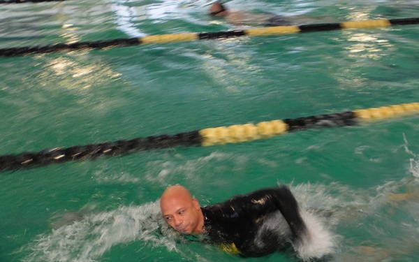 Army Reserve Soldiers participate in water safety training