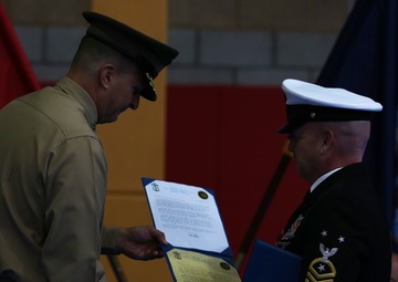 Anchors Aweigh: 1st Marine Division Bids its Top Enlisted Sailor Farewell