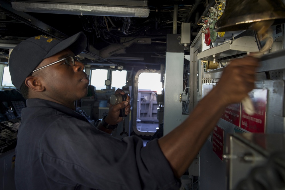 USS Carney damage control drill