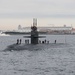 USS City of Corpus Christi (SSN 705) transits Tokyo Bay