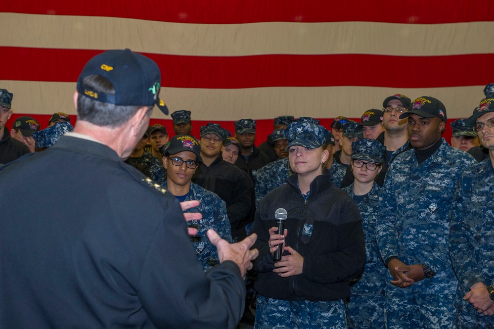 All-hands call in San Diego