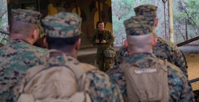 Sgt. Renner kicks off CBRN class