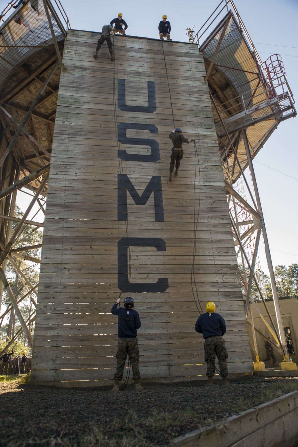 Photo Gallery: Marine recruits test limits, learn to rappel on Parris Island