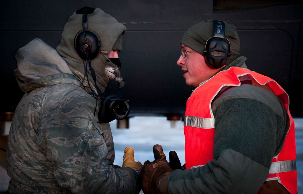 Hard work, dedication in below zero temperatures