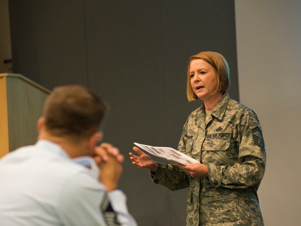 ANGRC hosts senior enlisted leaders fly-in
