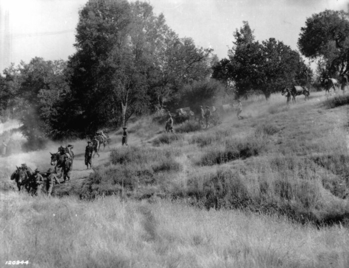 12th Infantry 4th Division Soldiers at Hunter Liggett Military Reservation 1958