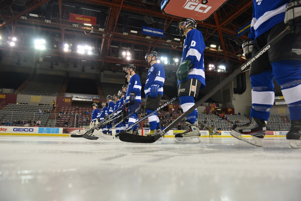 JBER Army vs. Air Force hockey match 2016