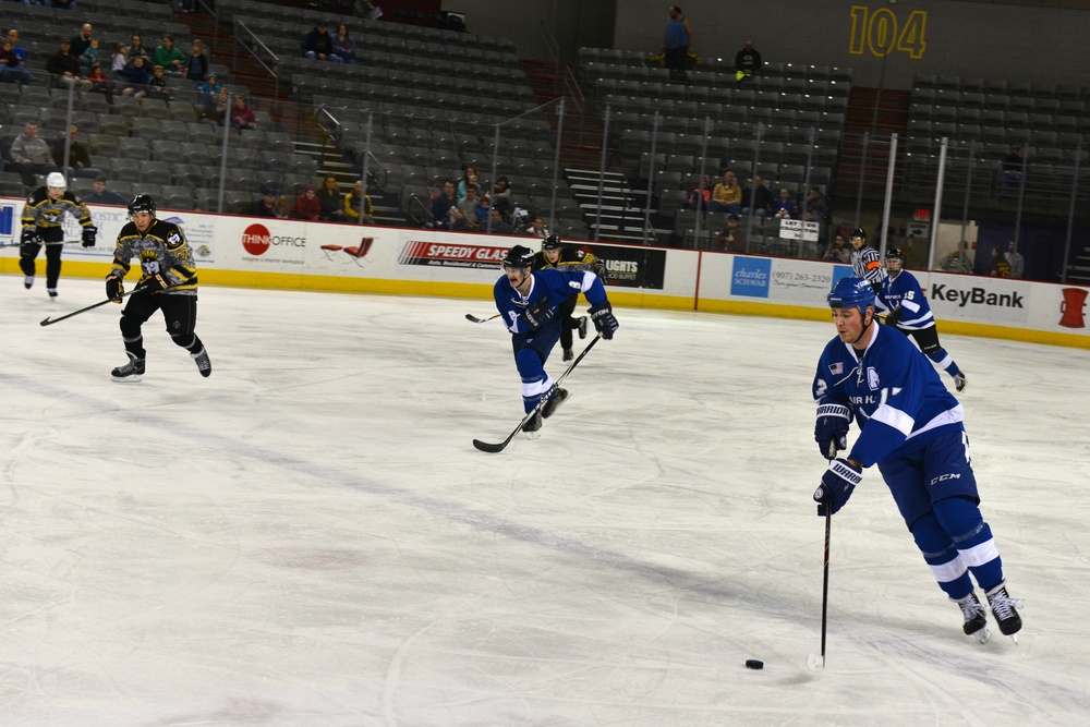 JBER Army vs. Air Force hockey match 2016