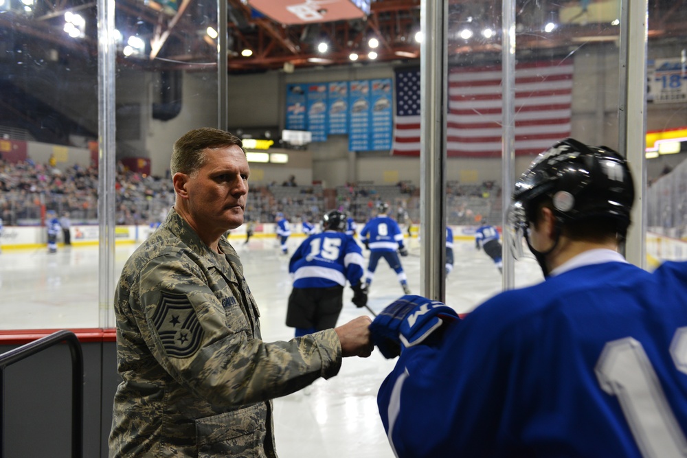 JBER Army vs. Air Force hockey match 2016