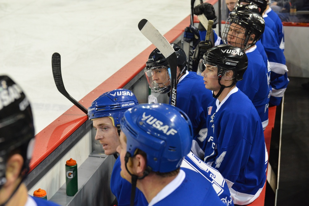 JBER Army vs. Air Force hockey match 2016