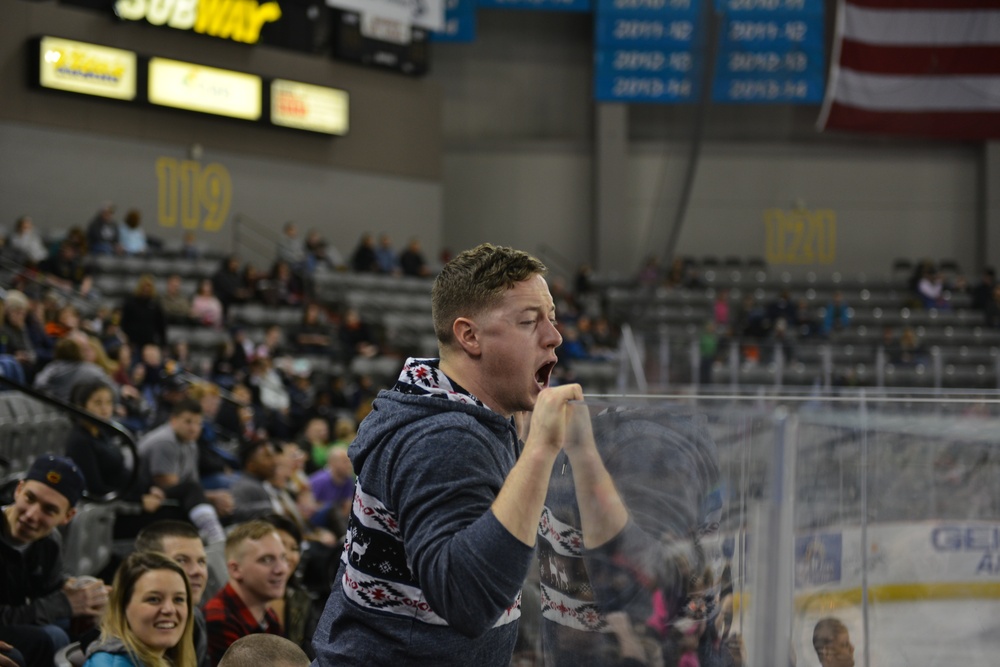 JBER Army vs. Air Force hockey match 2016