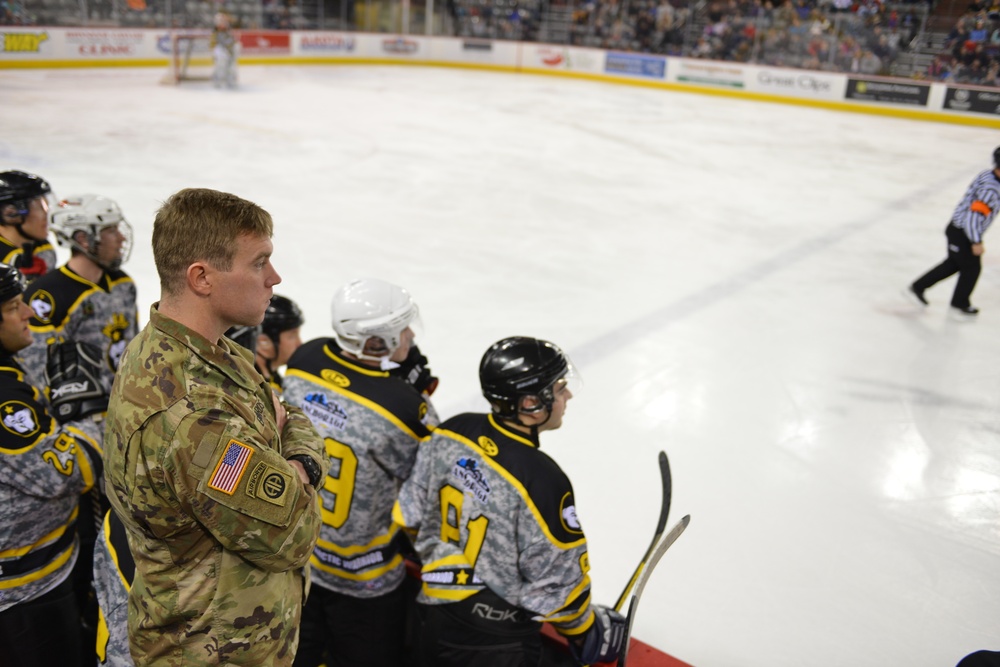 JBER Army vs. Air Force hockey match 2016