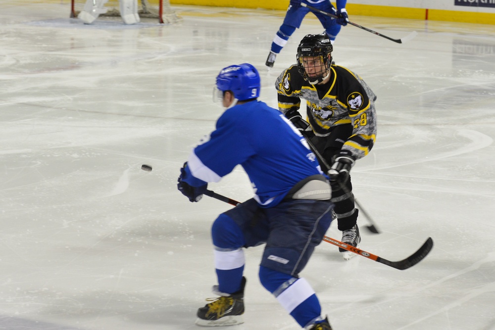 JBER Army vs. Air Force hockey match 2016