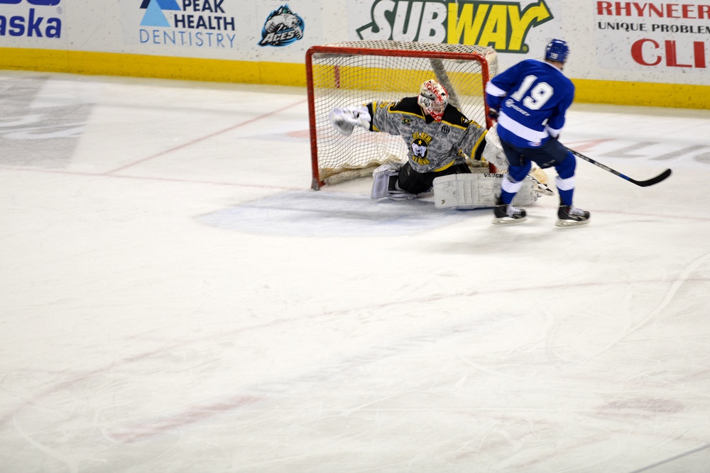 JBER Army vs. Air Force hockey match 2016