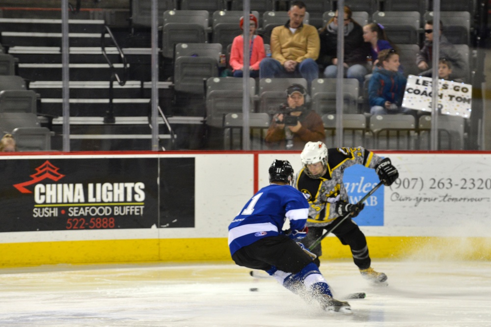 JBER Army vs. Air Force hockey match 2016