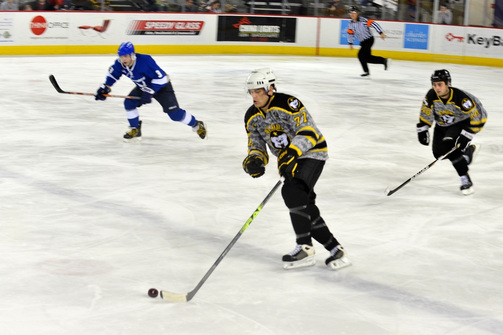 JBER Army vs. Air Force hockey match 2016