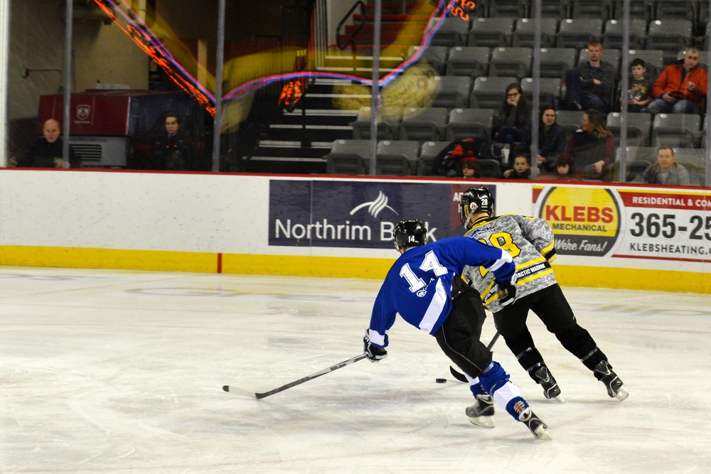 JBER Army vs. Air Force hockey match 2016