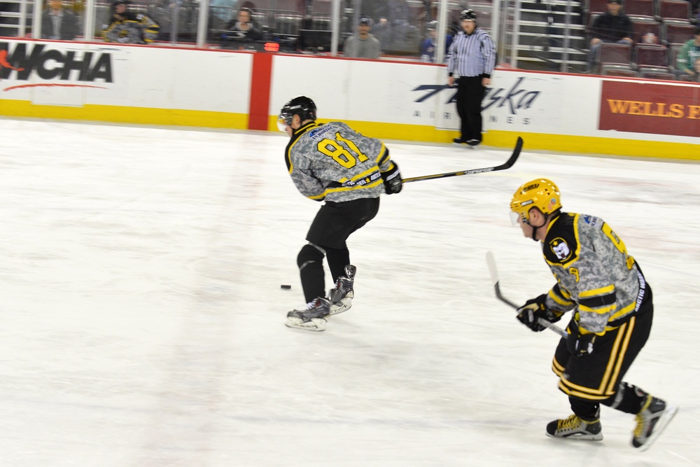 JBER Army vs. Air Force hockey match 2016