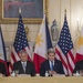 Secretary of defense meets with Philippines Secretary of Foreign Affairs and Secretary of National Defense