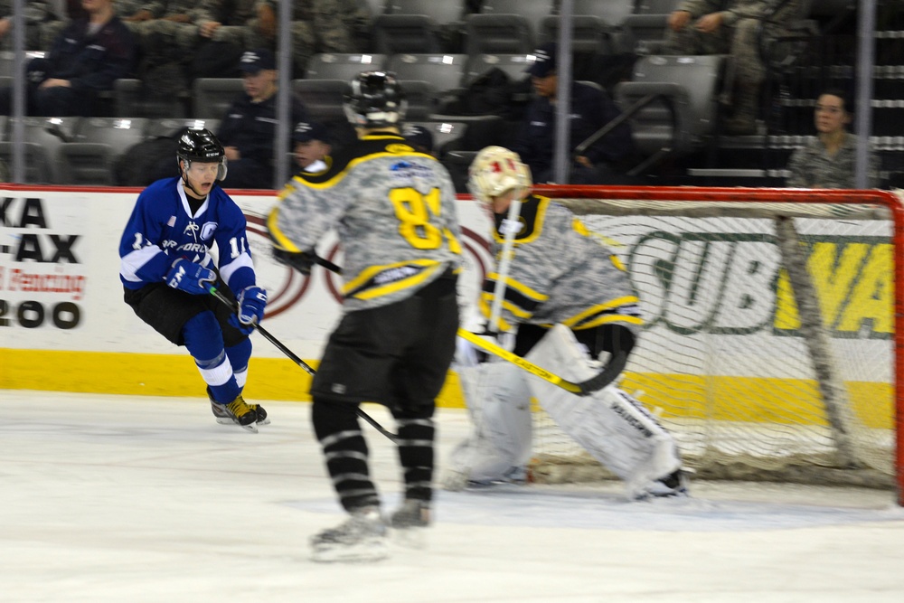 JBER Army vs. Air Force hockey match 2016