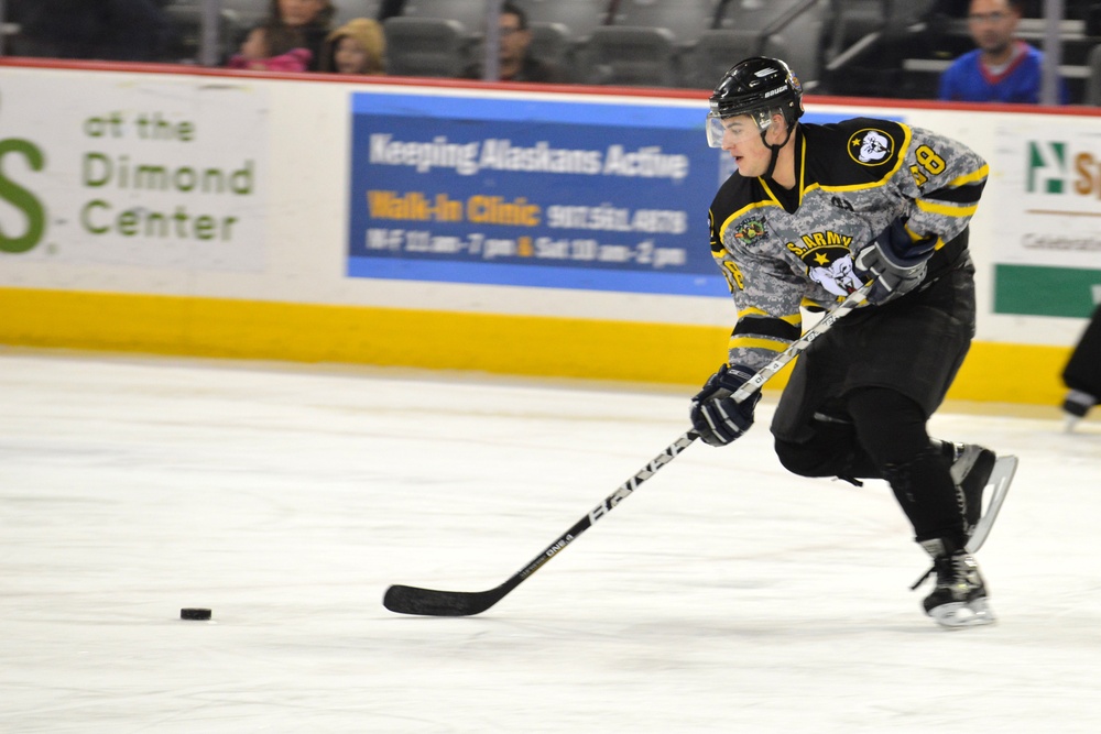 JBER Army vs. Air Force hockey match 2016