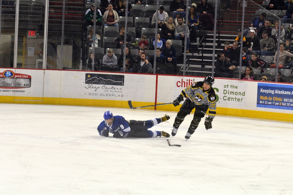 JBER Army vs. Air Force hockey match 2016