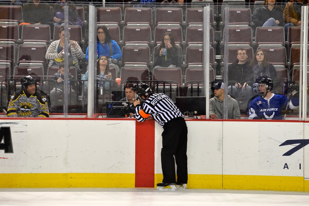 JBER Army vs. Air Force hockey match 2016