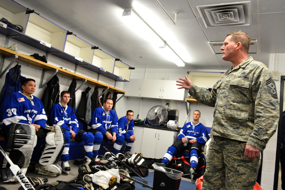 JBER Army vs. Air Force hockey match 2016