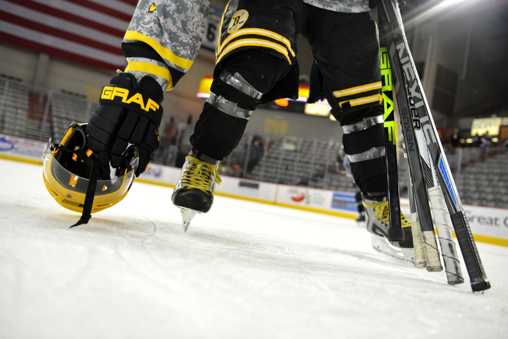 JBER Army vs. Air Force hockey match 2016