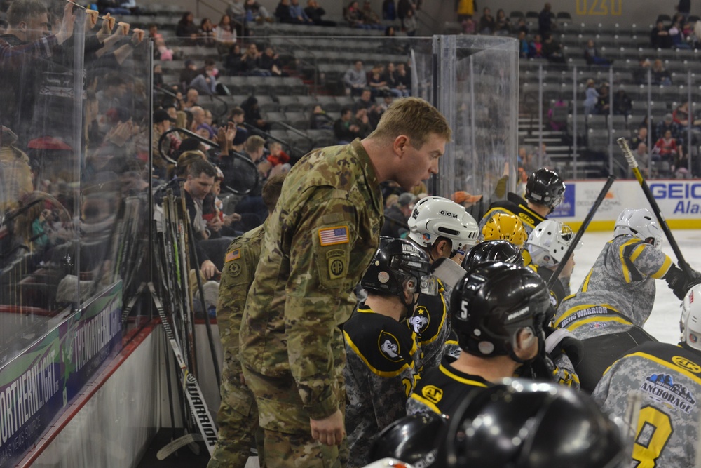 JBER Army vs. Air Force hockey match 2016