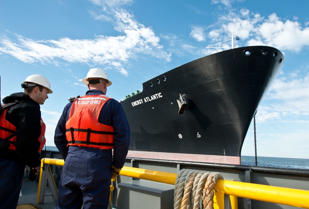 Coast Guard inspects high-tech LNG tanker for US entry