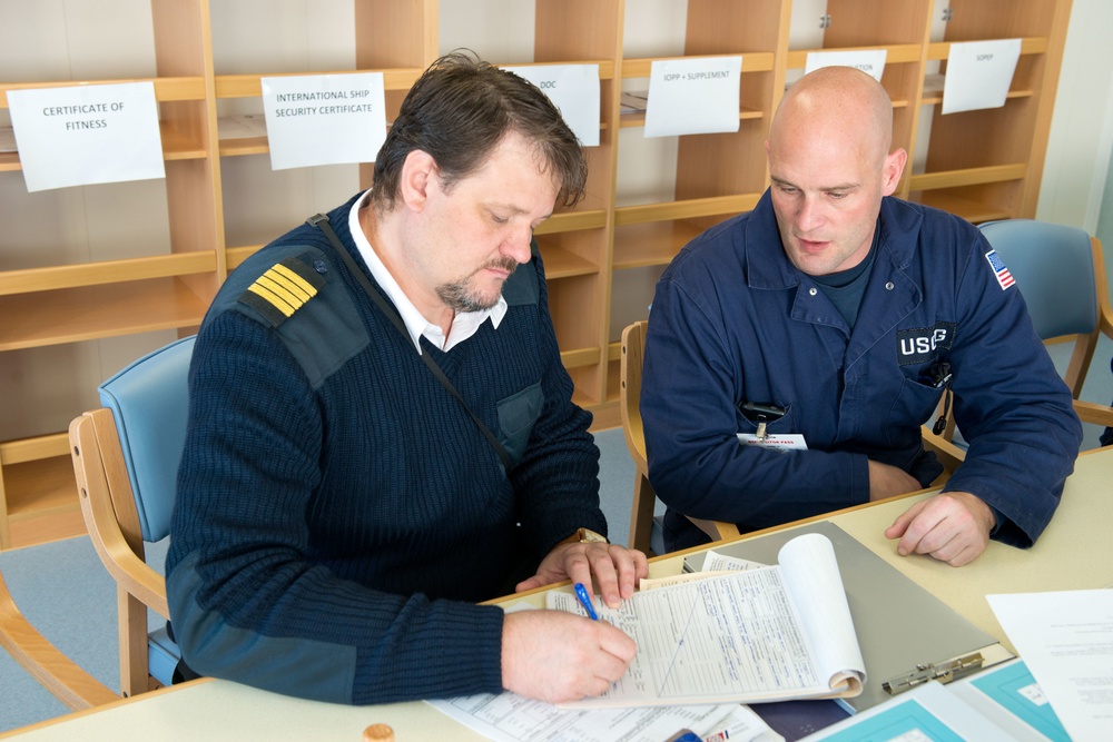 Coast Guard inspects high-tech LNG tanker for US entry