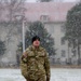 A snowy day on Panzer Kaserne, Germany