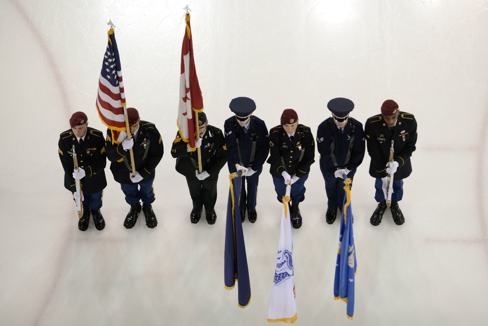 JBER Army vs. Air Force hockey game