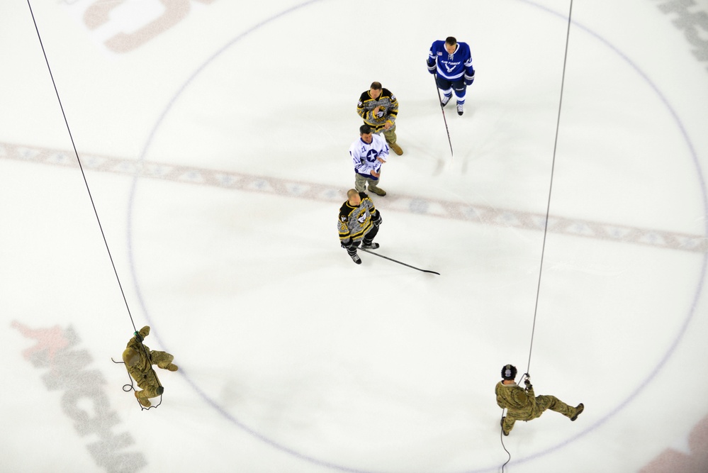 JBER Army vs. Air Force hockey game