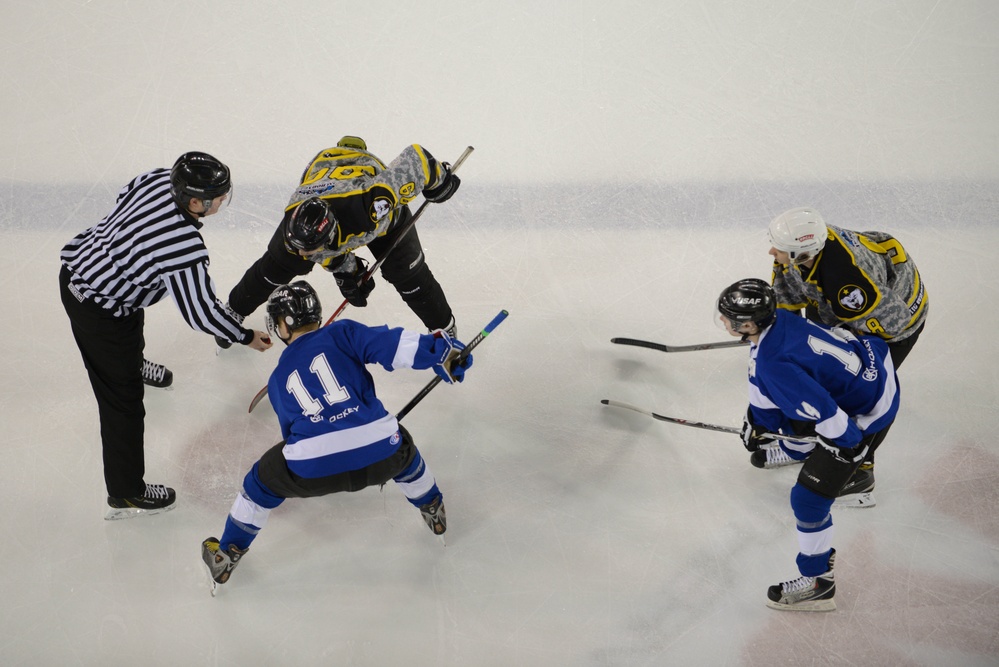 JBER Army vs. Air Force hockey game