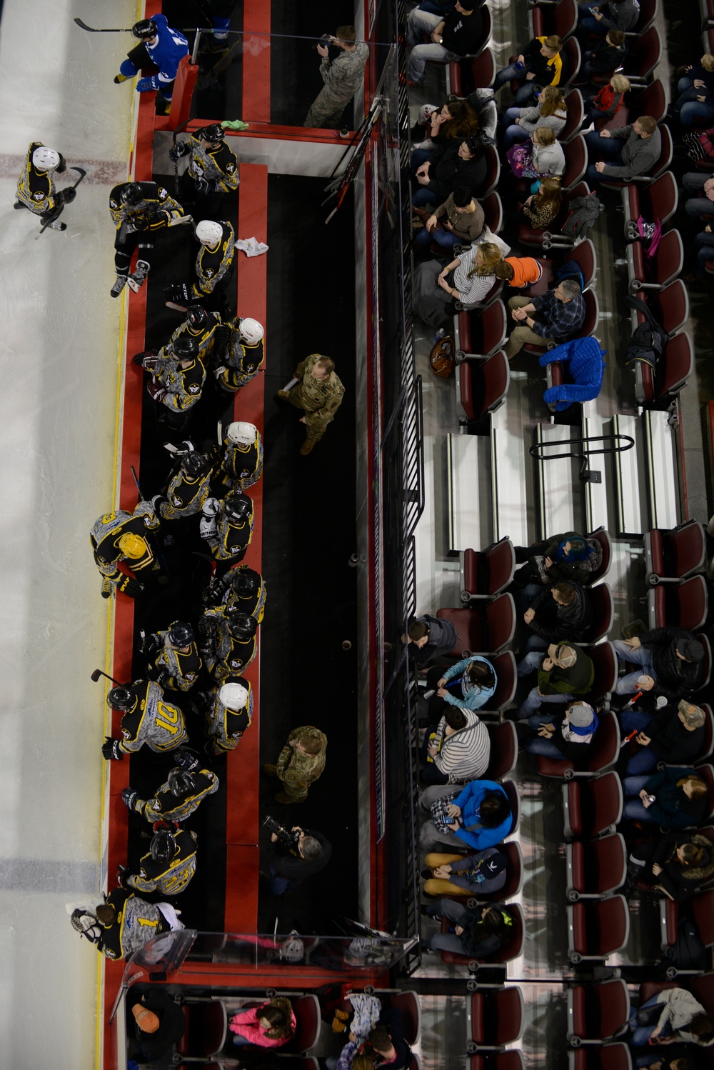 JBER Army vs. Air Force hockey game