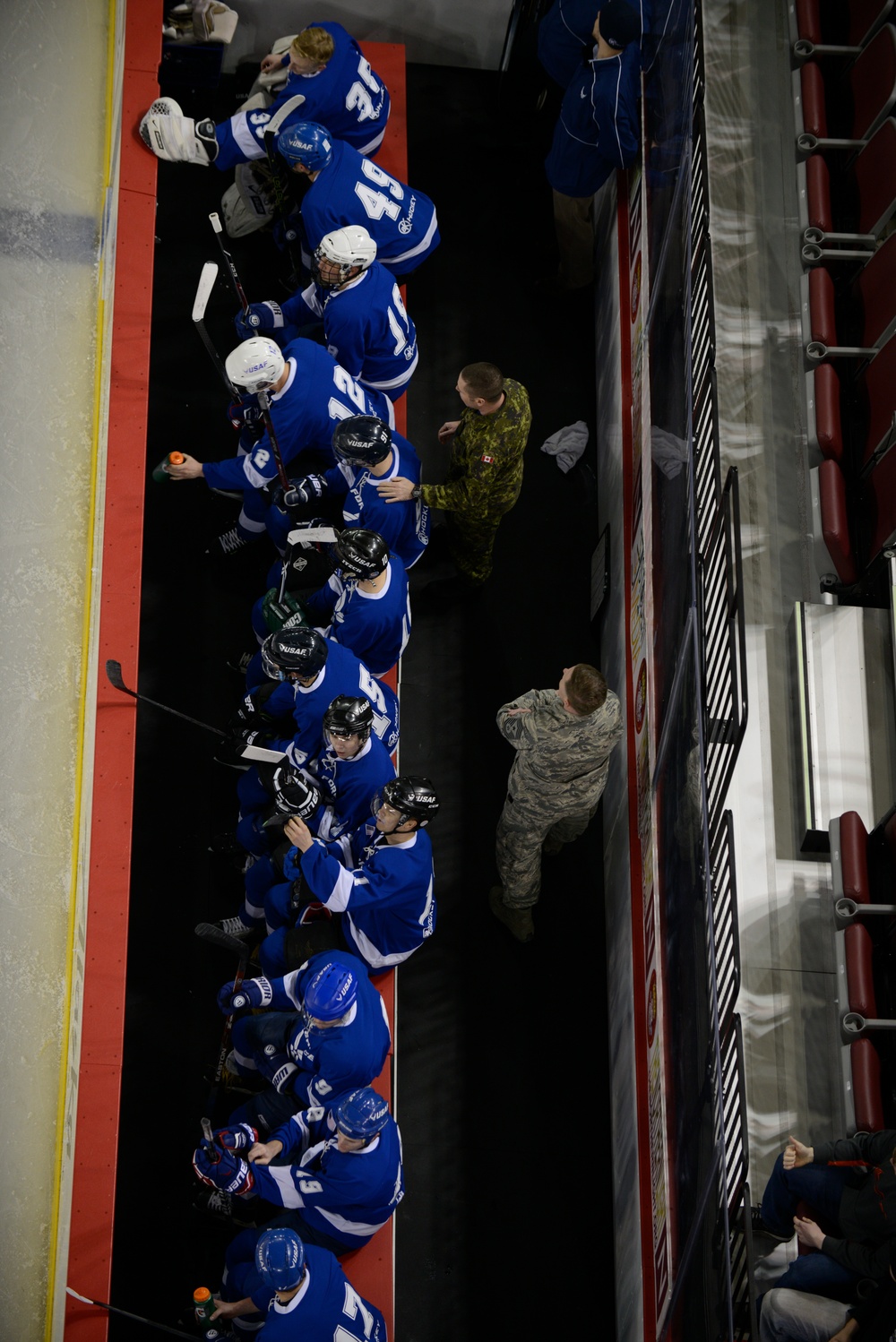 JBER Army vs. Air Force hockey game