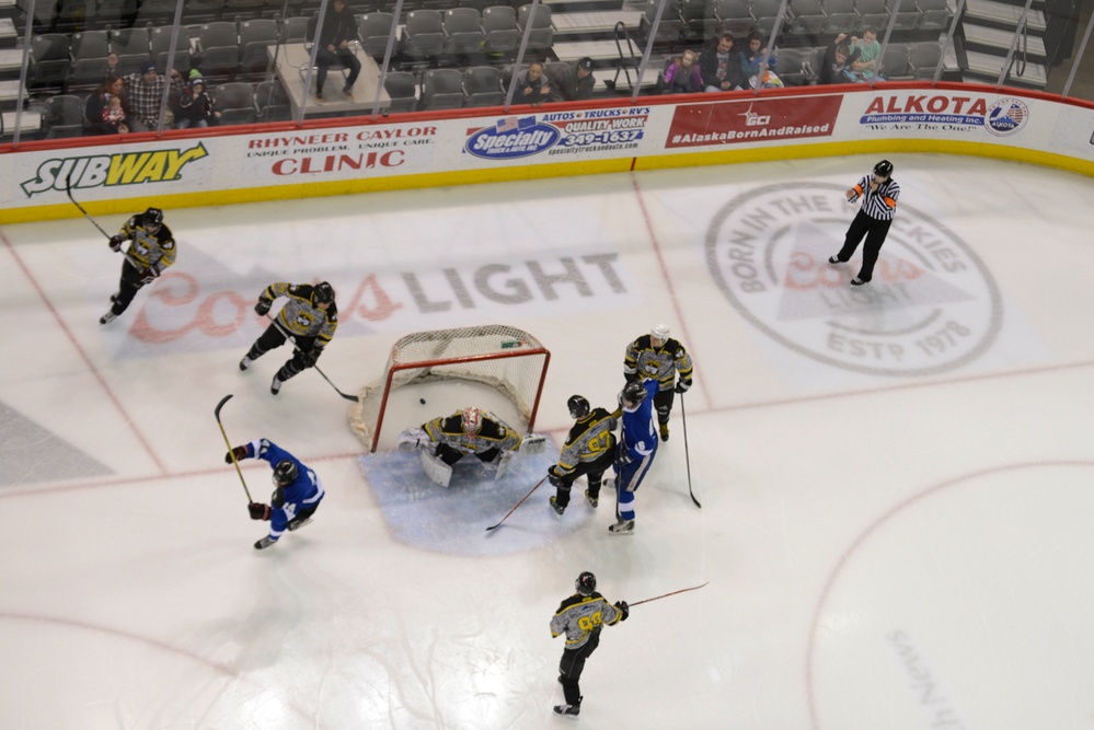 JBER Army vs. Air Force hockey game