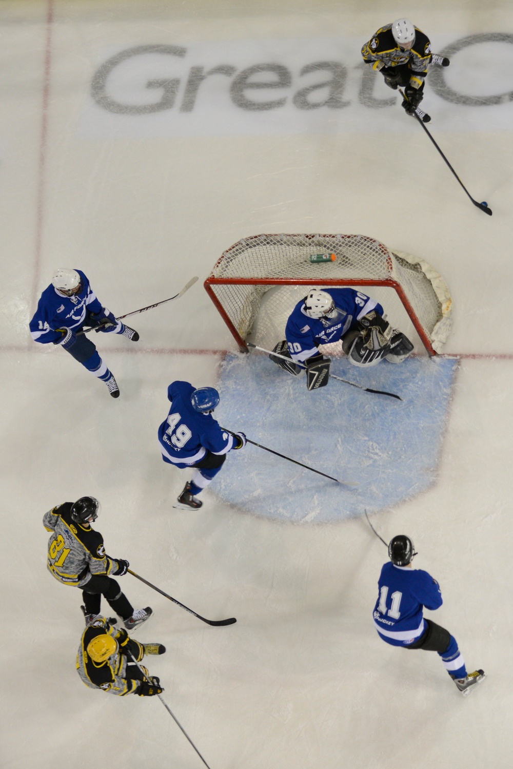 JBER Army vs. Air Force hockey game