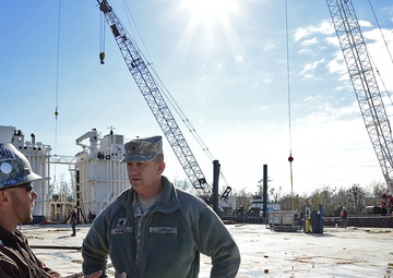 Louisiana Guardsmen continue building, monitoring flood barriers
