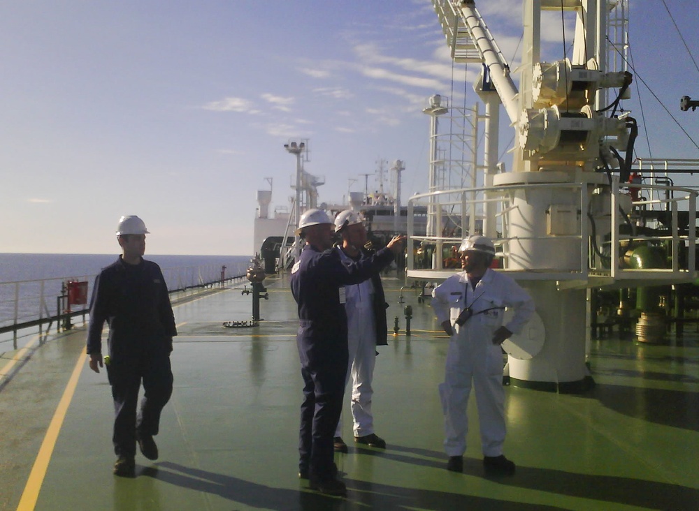 Coast Guard inspects high-tech LNG tanker for US entry