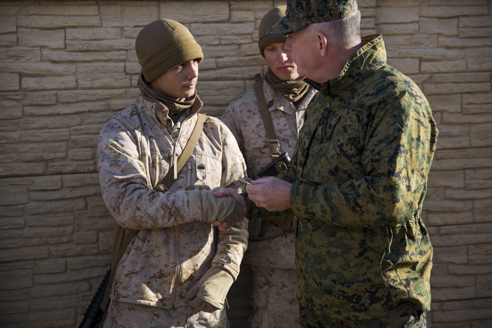 Chaplain of Marine Corps visits Combat Center