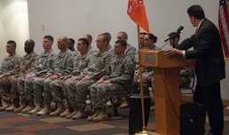 98th ESB Bravo Company NCO induction ceremony