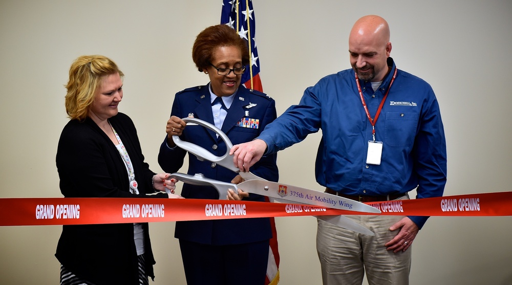 Ribbon cutting for new 932nd AMDS facilities
