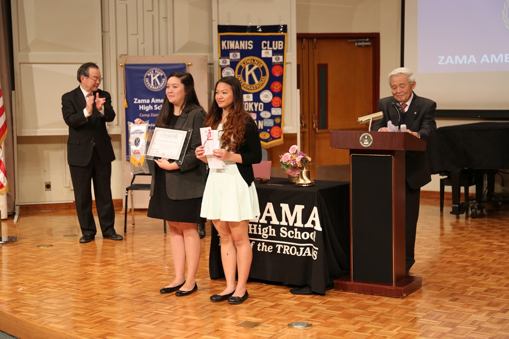 ZAHS receives charter for Japan’s first Key Club