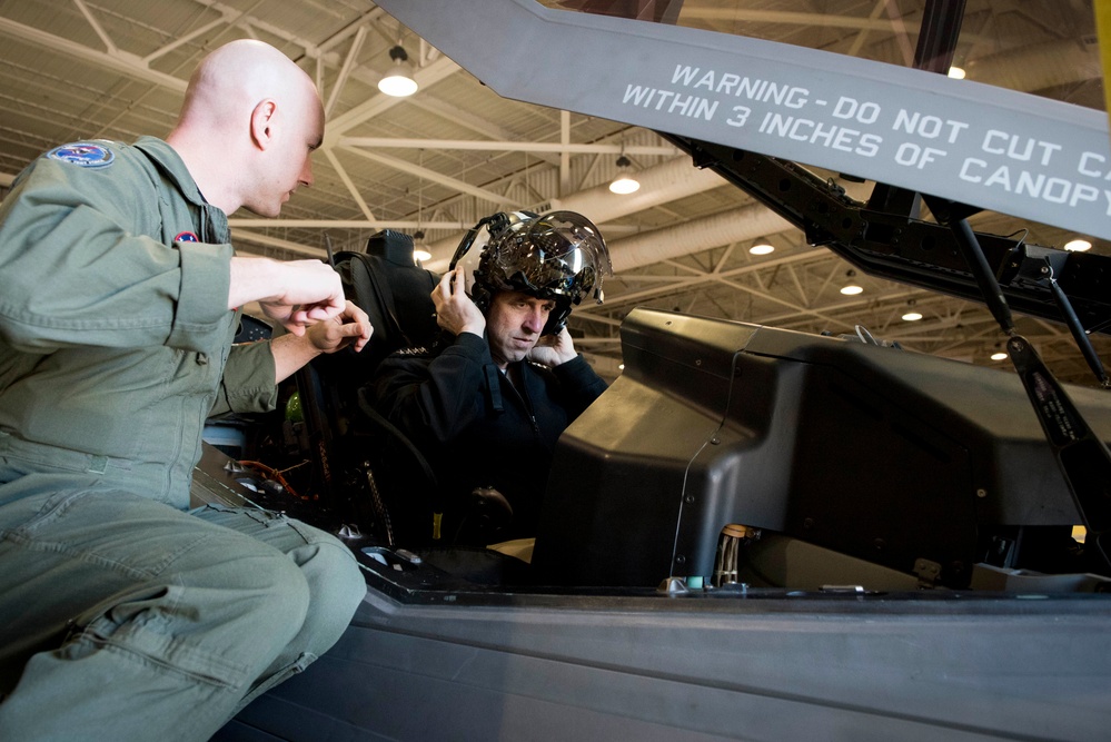 Chief of Naval Operations visits Naval Air Station Patuxent River